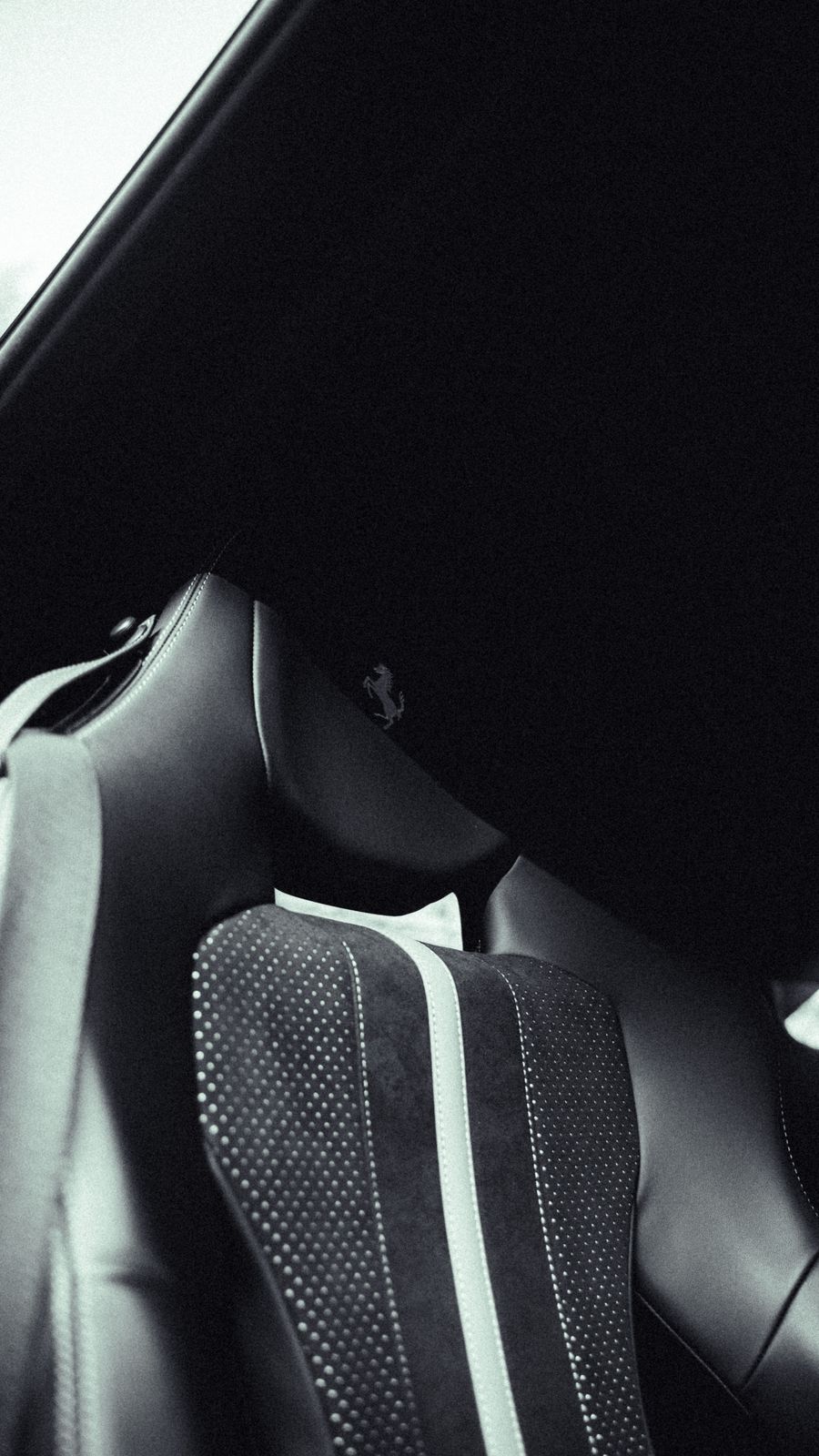 Siège en cuir et Alcantara de la Ferrari F8 Tributo